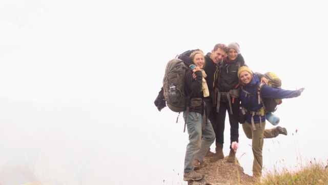 Nathan, Gregory, Tina et Anaïs